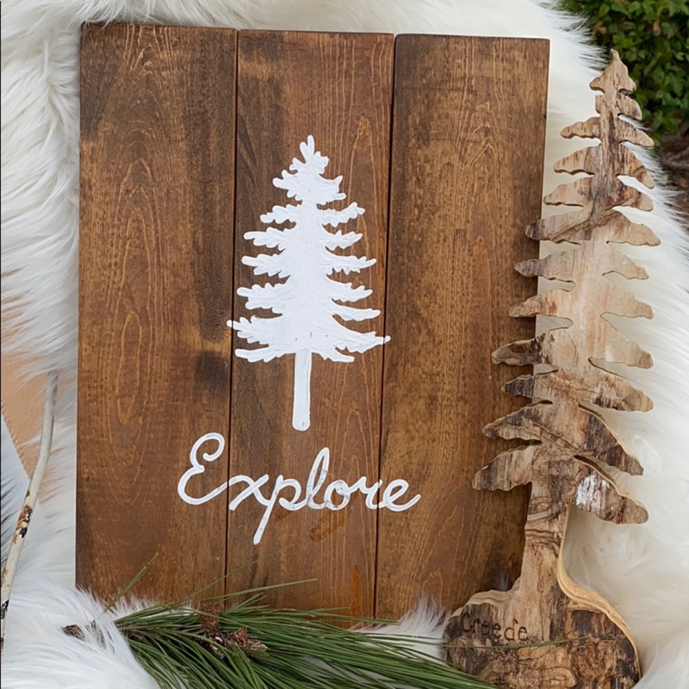 - Hand Painted Wooden Sign 🦡🦨Large size